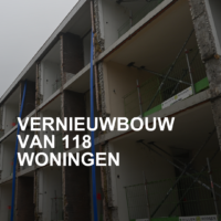 Vernieuwbouw van 118 woningen Vernieuwbouw van 118 woningen